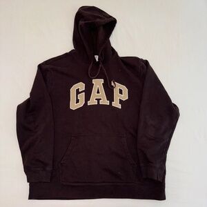 Brown Gap Logo Hoodie